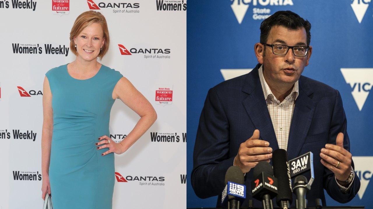 Leigh Sales attacked by Dan Andrews fan after press conference