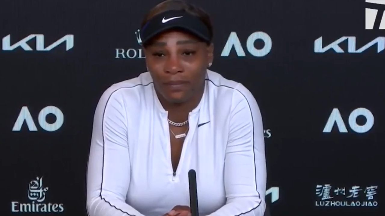 Serena Williams tearfully quits press conference after loss