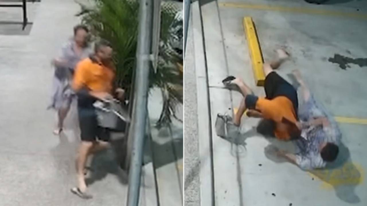 Heroic grandmother tackles alleged thief to the ground