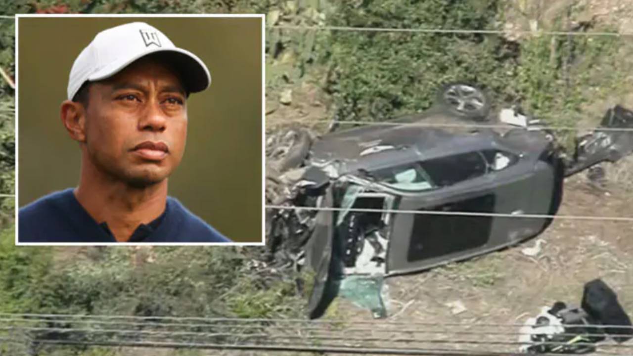 Tiger Woods hospitalised after serious car crash