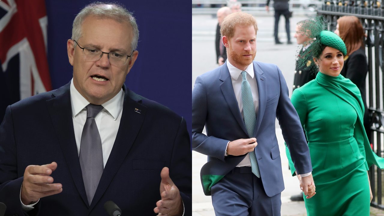 ScoMo finally weighs in on Harry and Meghan
