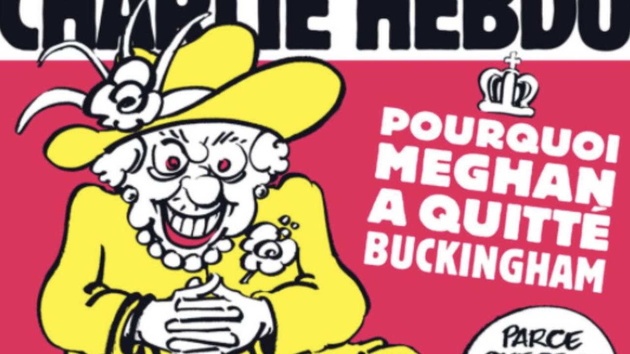 Charlie Hebdo cartoon of Queen and Meghan Markle sparks outrage