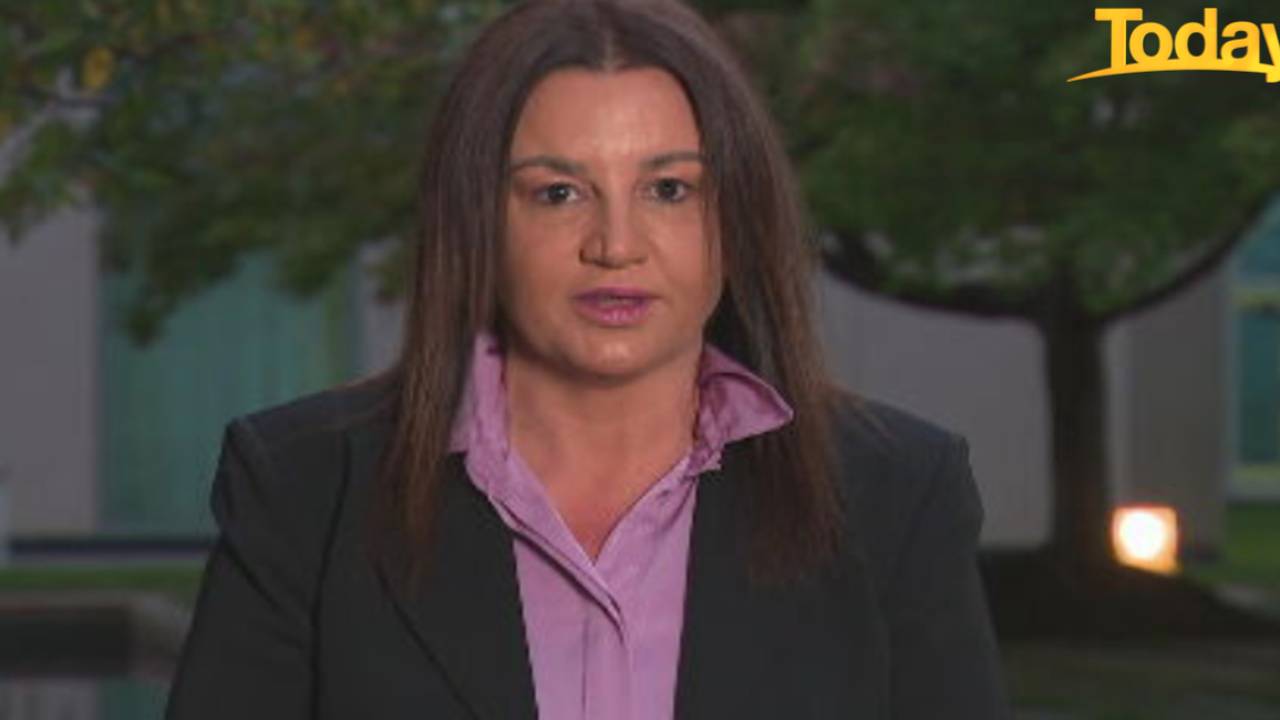 "Stop hiding behind your men": Jacqui Lambie's emotional rally cry