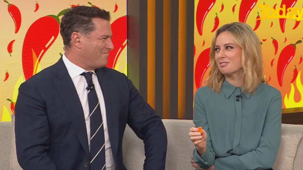 "I really dislike you": Ally Langdon fires up on Karl over hot chillies