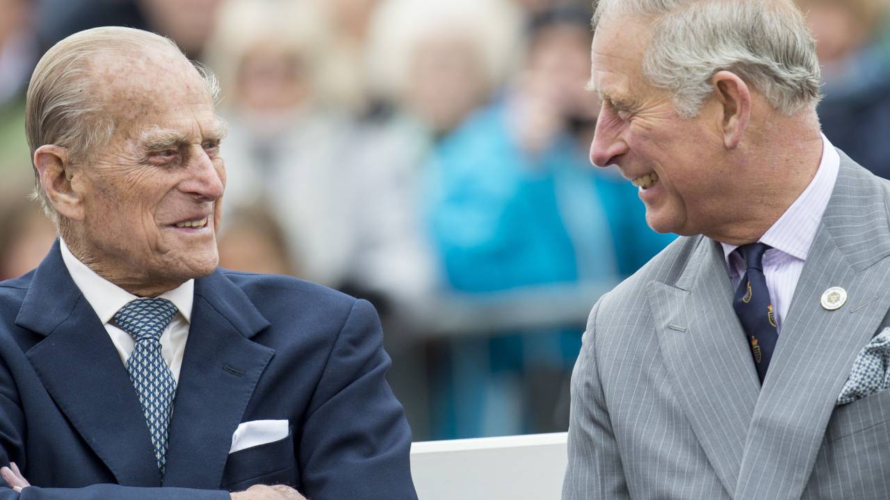 The final private words between Prince Charles and Prince Philip