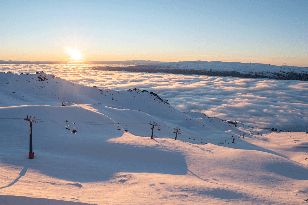 Cardrona has cruisy, open, undulating, perfectly-groomed pistes, mellow basins and world-class terrain parks. Cardrona Alpine Resorts photo
