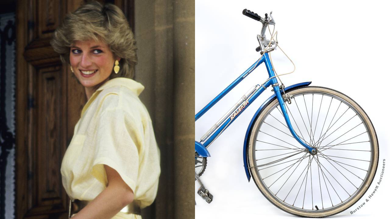 Princess Diana’s “shame bike” sells at auction for hefty sum