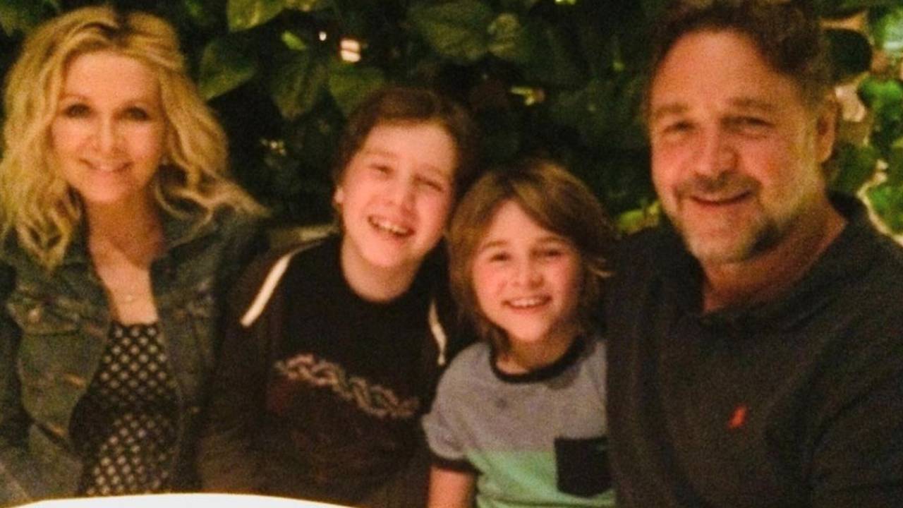 Russell Crowe's kids are all grown up!
