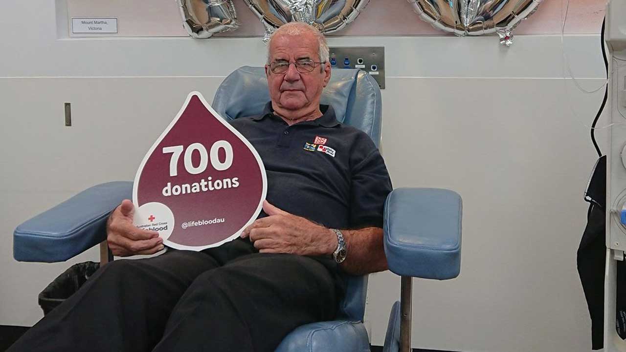 Why one man donated 600 litres of blood