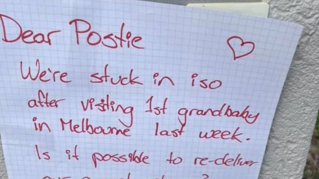 Isolated couple praise Australia Post driver 