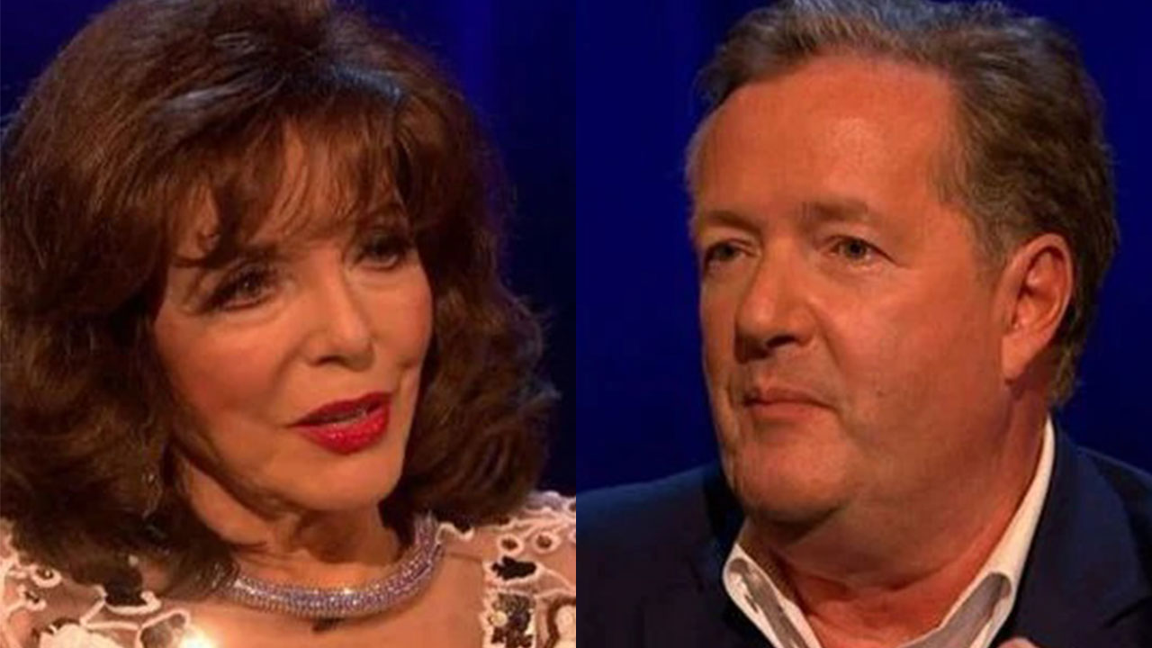 Joan Collins shuts down Piers Morgan over Meghan Markle question