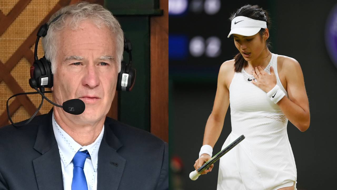 John McEnroe slammed for comments about rising star Emma Raducanu