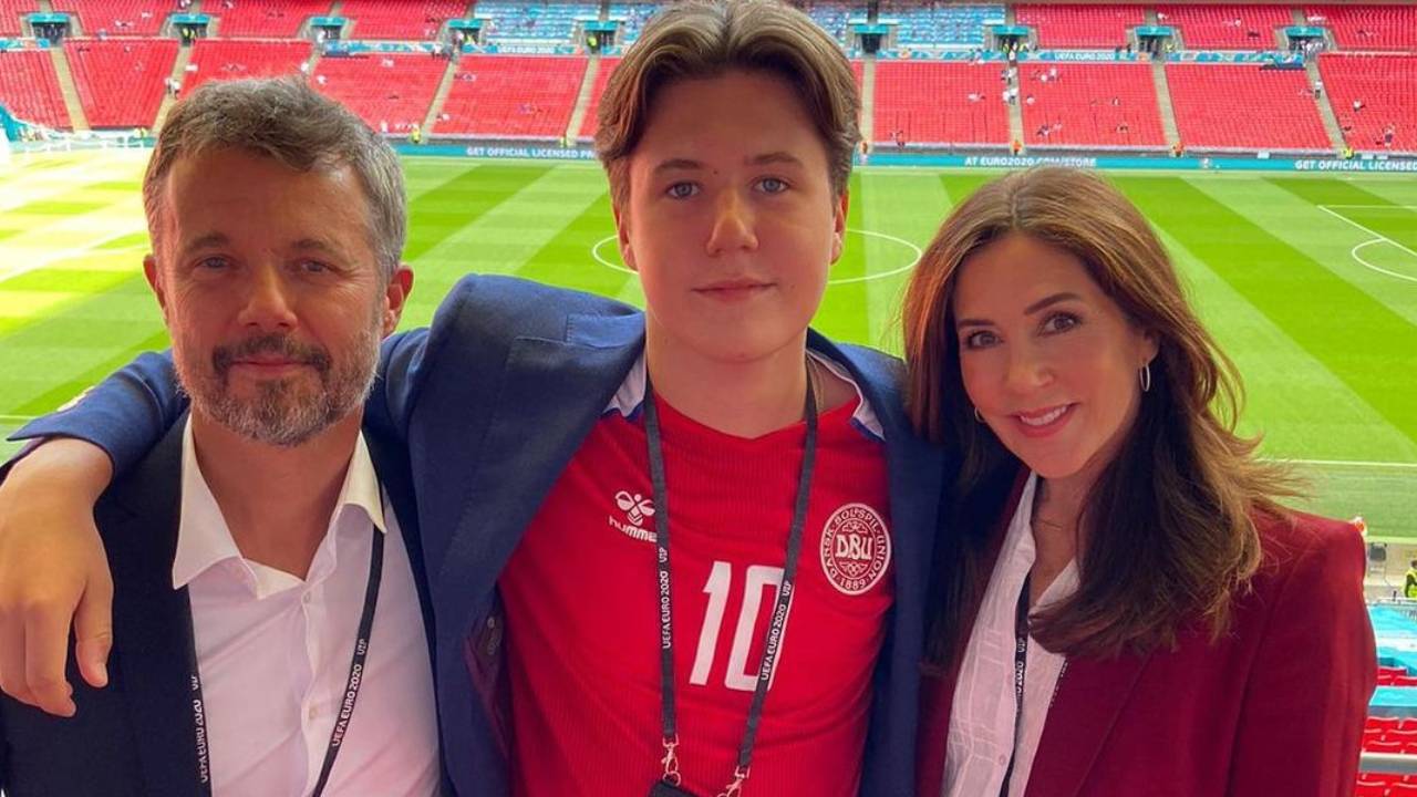 Princess Mary cheers on Denmark with her outfit