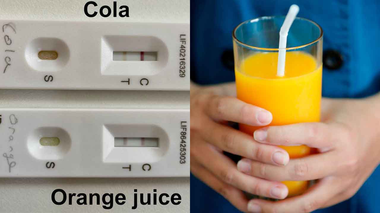 How kids are getting positive COVID test results with orange juice