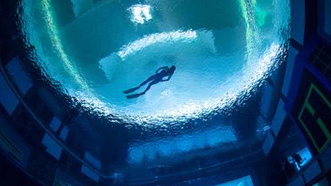 World’s deepest pool opens in Dubai
