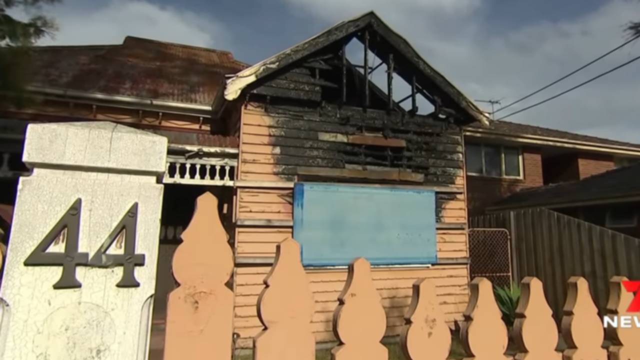 Half burnt home on sale for insane price