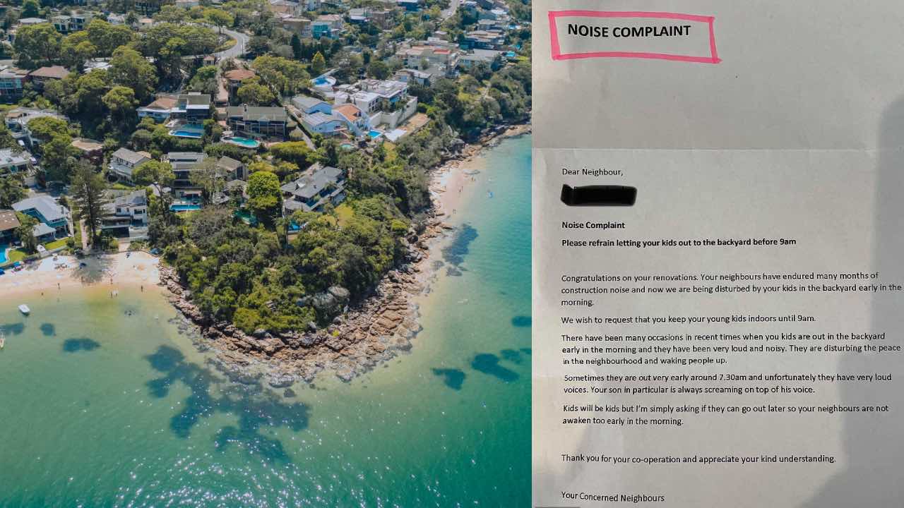 Angry residents ask neighbours to ban their kids from being outside before 9am