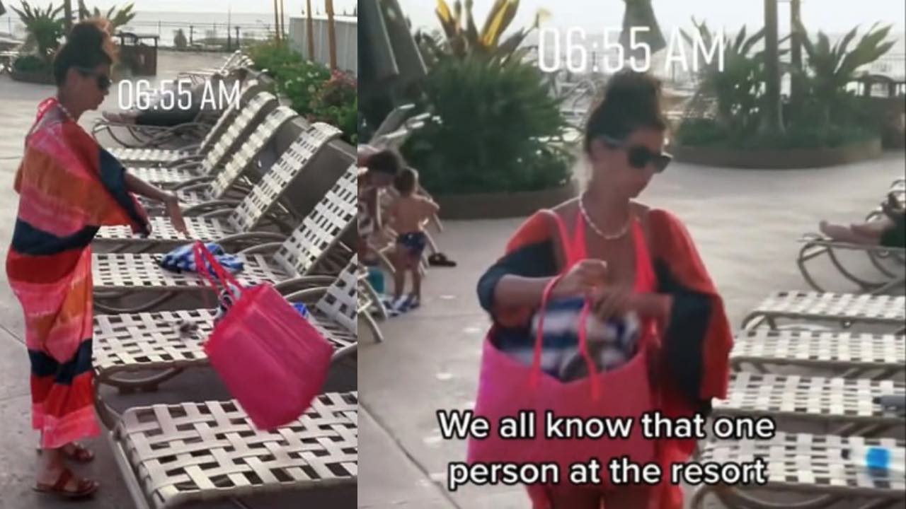 Huge travel no-no: Woman tries to claim six resort sunbeds before 7am