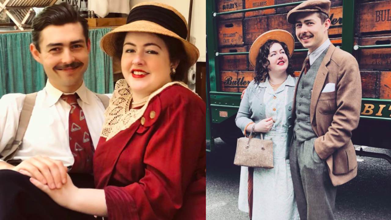 Vintage-loving couple shun modern day life for 1940s style