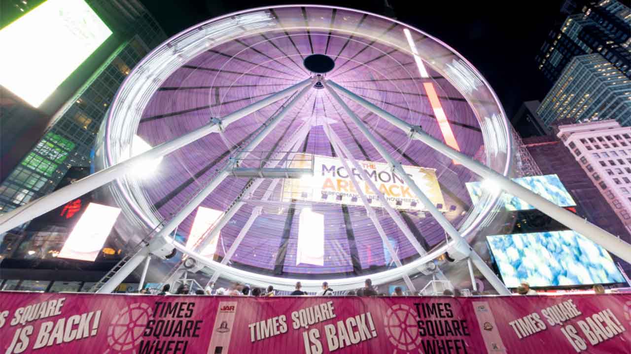 See the new Ferris wheel in Times Square