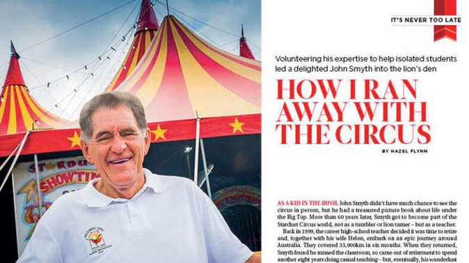 It’s Never Too Late: How I Ran Away With The Circus