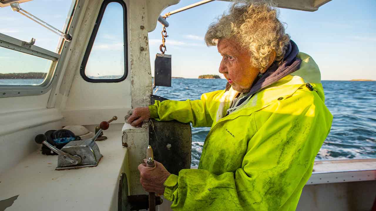 Meet the woman who’s been trapping lobsters since before World War II