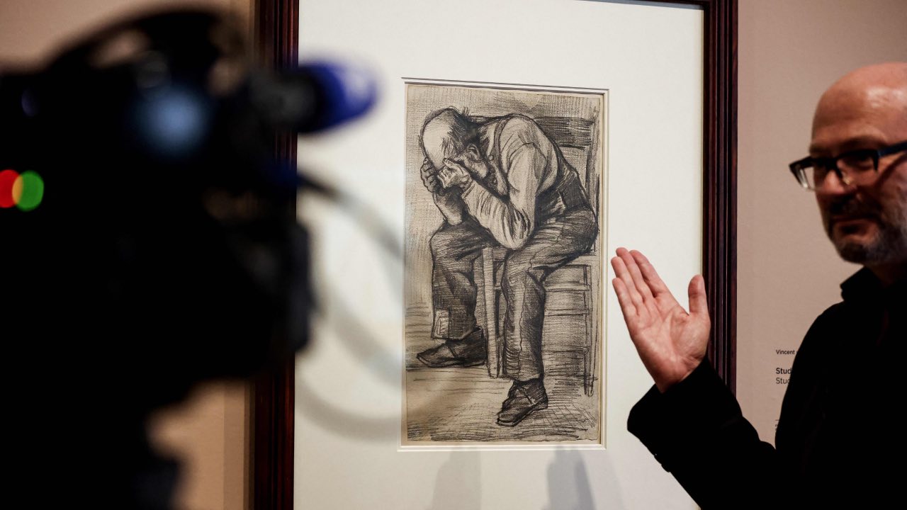 Never-before-seen Van Gogh drawing goes on display
