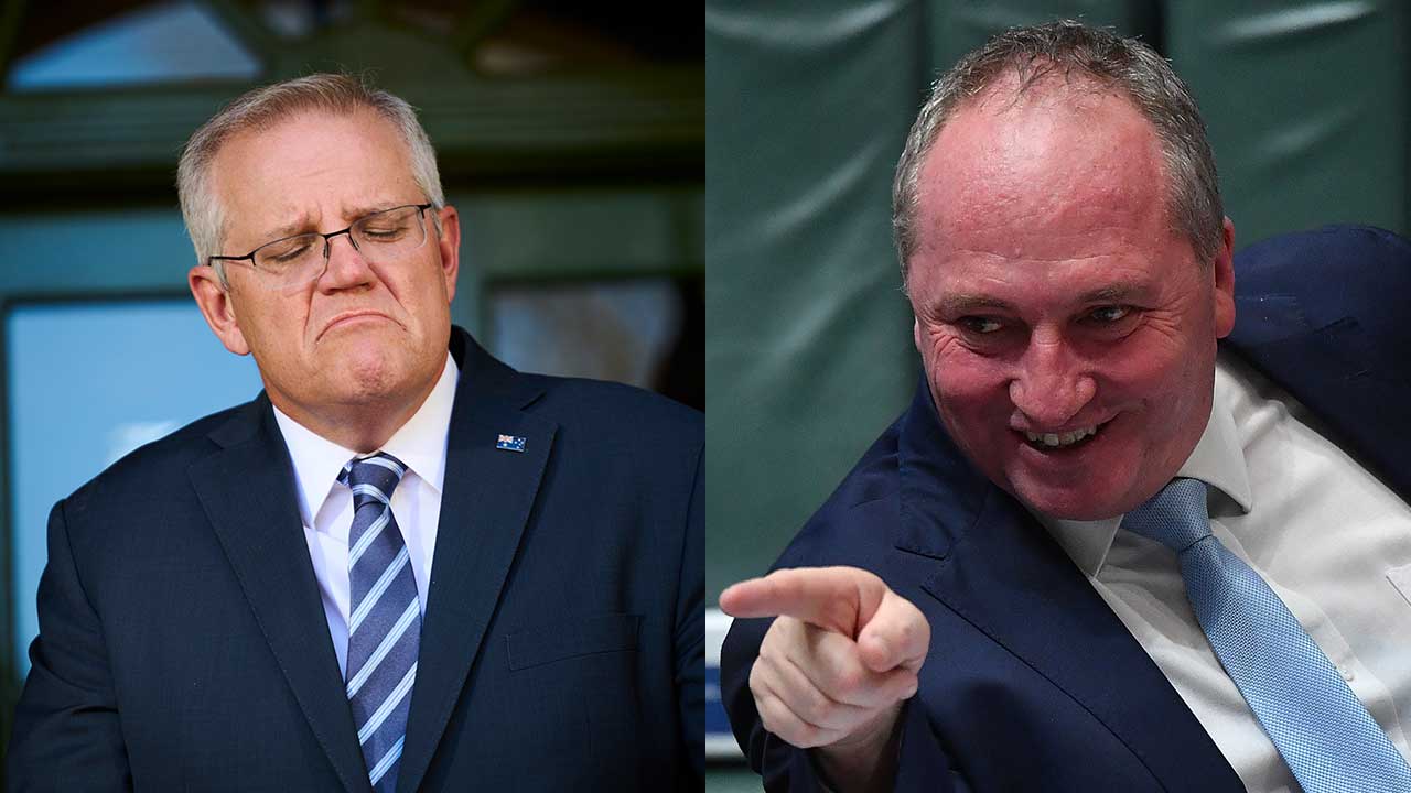 Morrison calls social media a ‘coward’s palace’ as Joyce denies family rumours