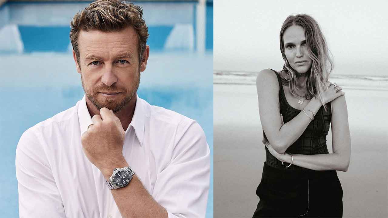 Simon Baker quietly splits from model girlfriend