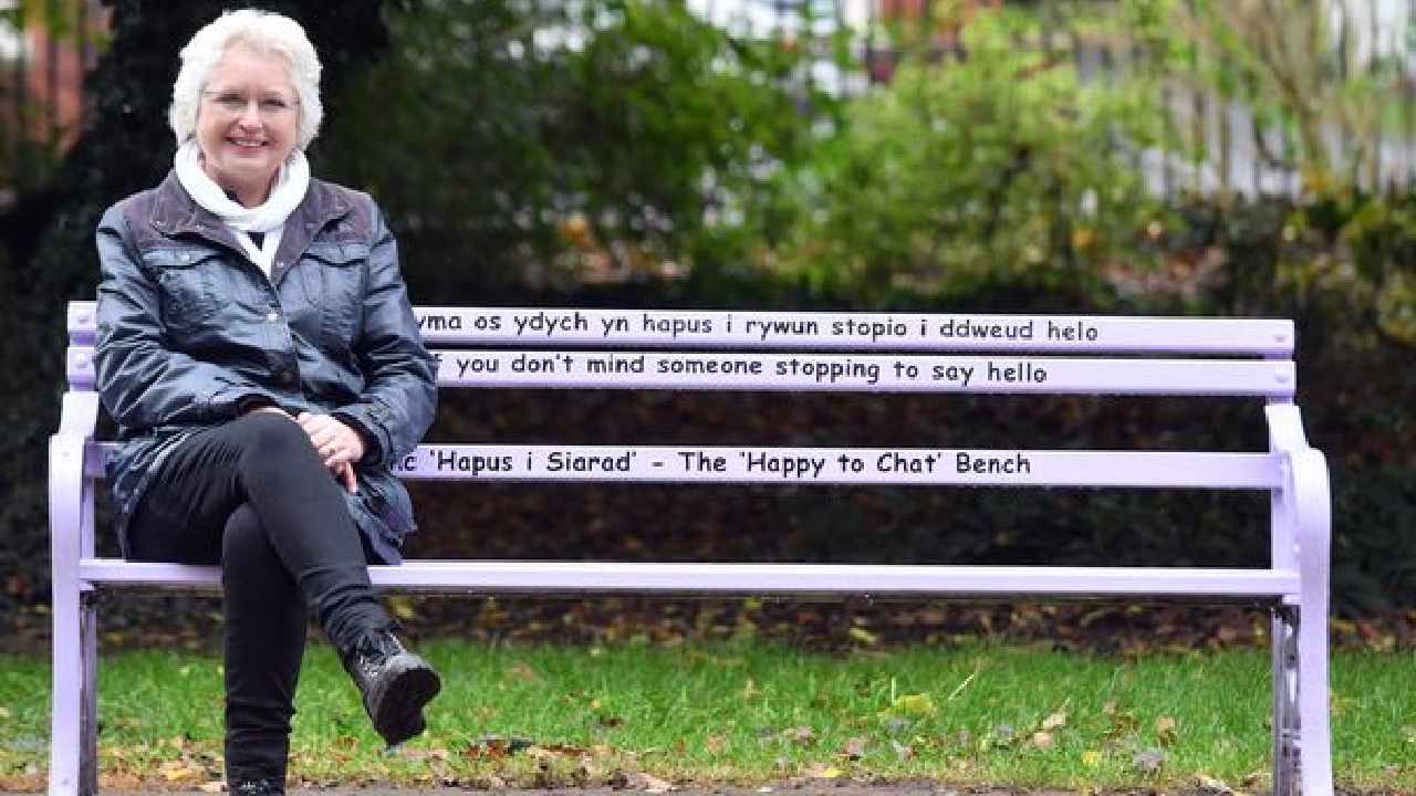 'Happy Chat' benches around Cardiff