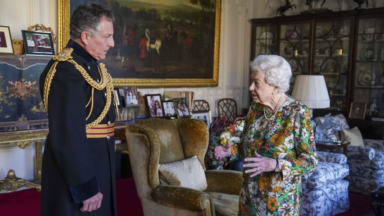 Queen makes first in-person appearance since being hospitalised