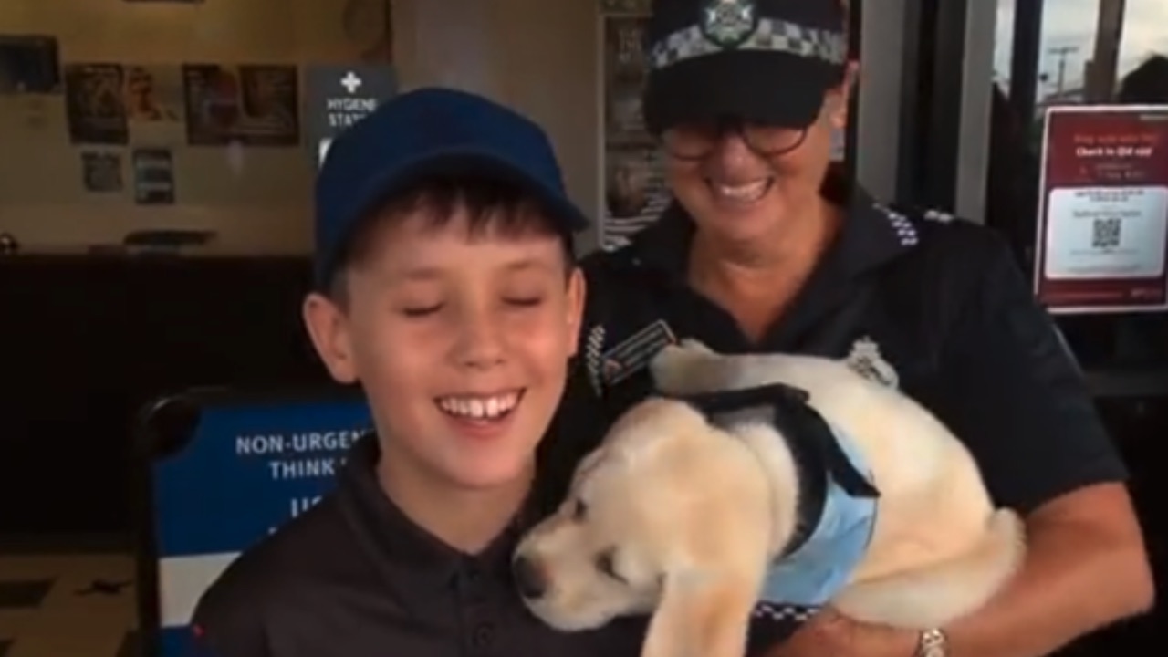 QLD Police make a Brisbane boy's dreams come true