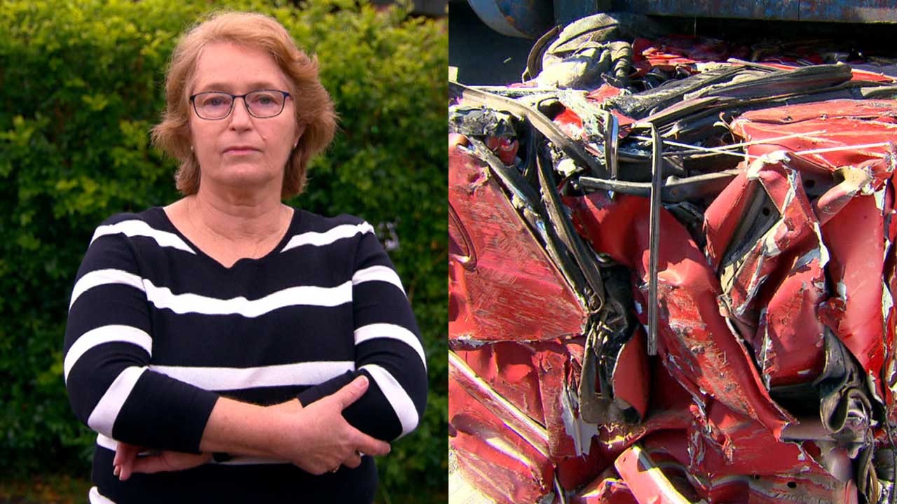 Local council accidentally crushes woman's car and belongings