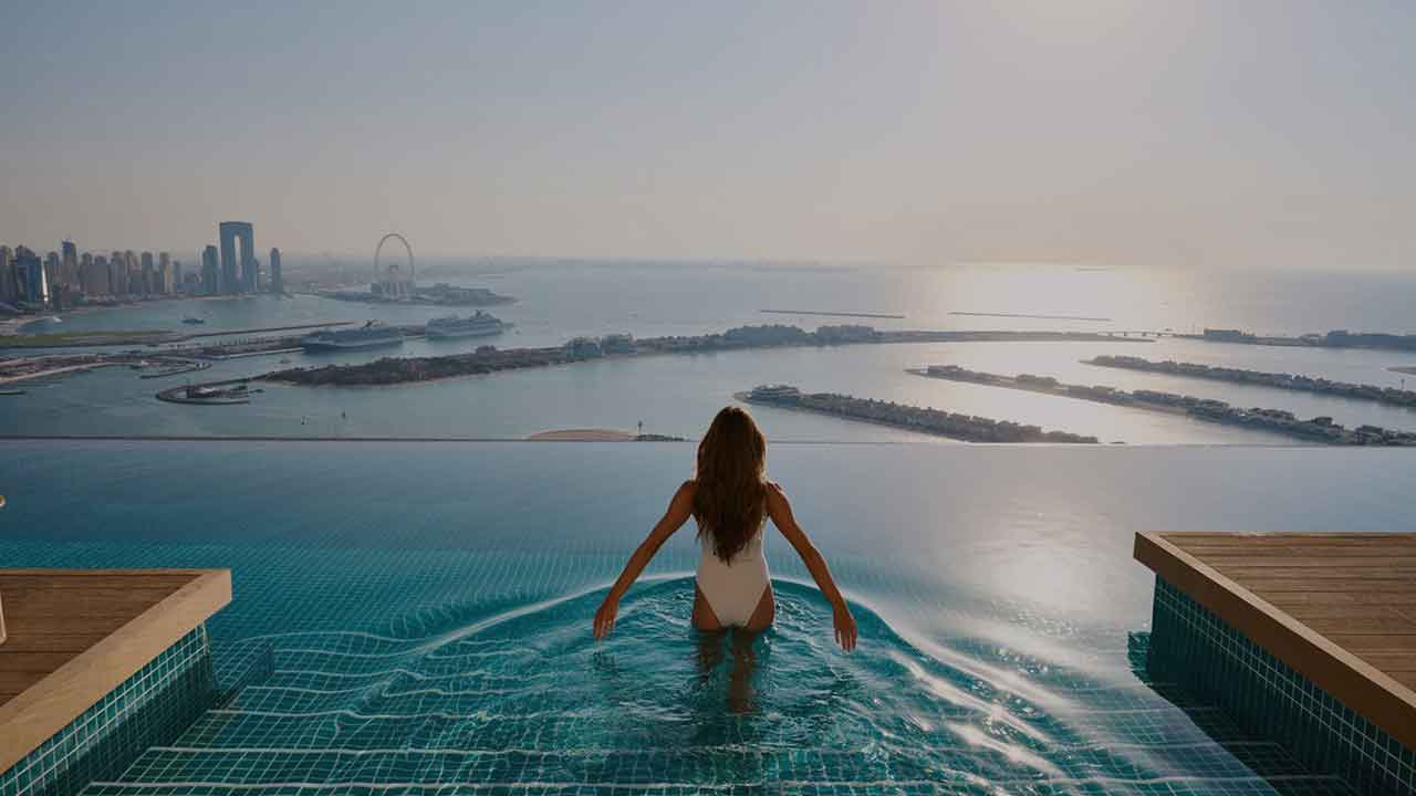 “Unlike any other”: World’s highest 360-degree infinity pool opens in Dubai