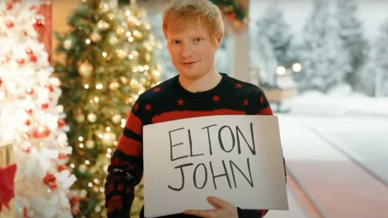 Elton John and Ed Sheeran join forces for Christmas