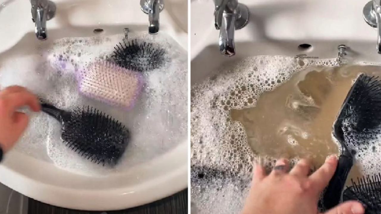 Woman shares disgusting discovery lurking in her hairbrush