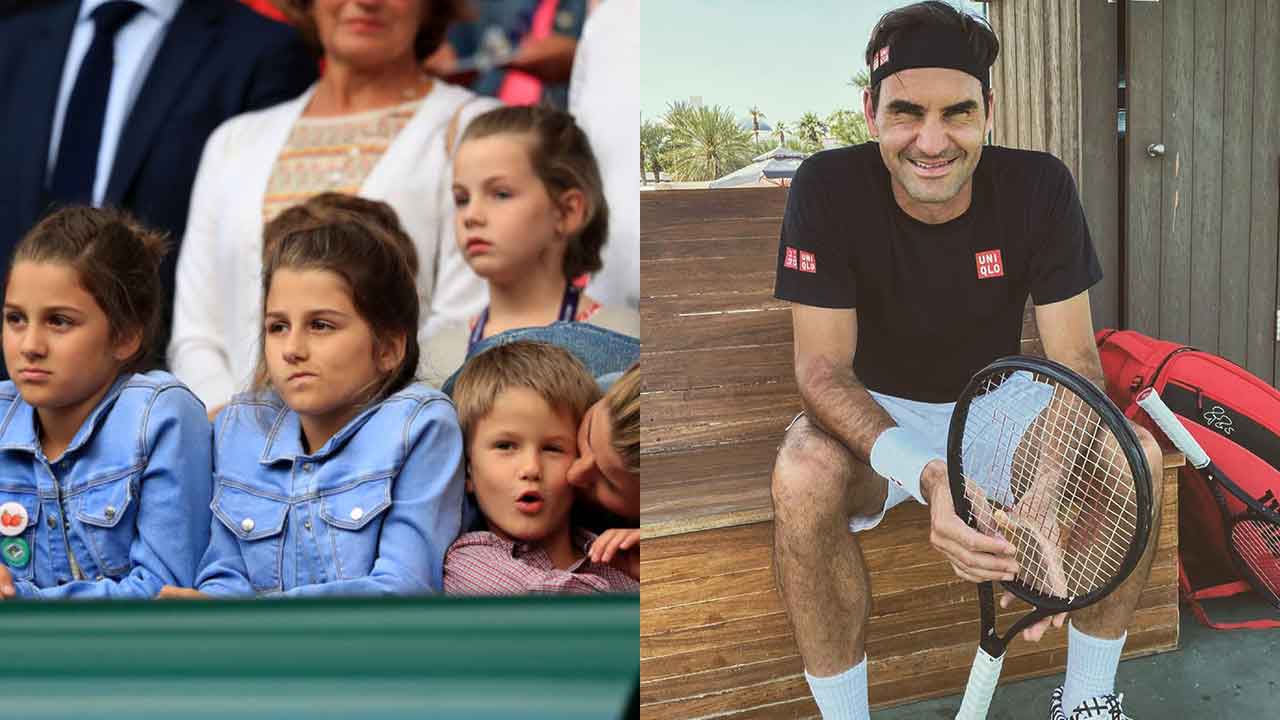 Federer’s children “had no idea” he was a tennis champ until recently