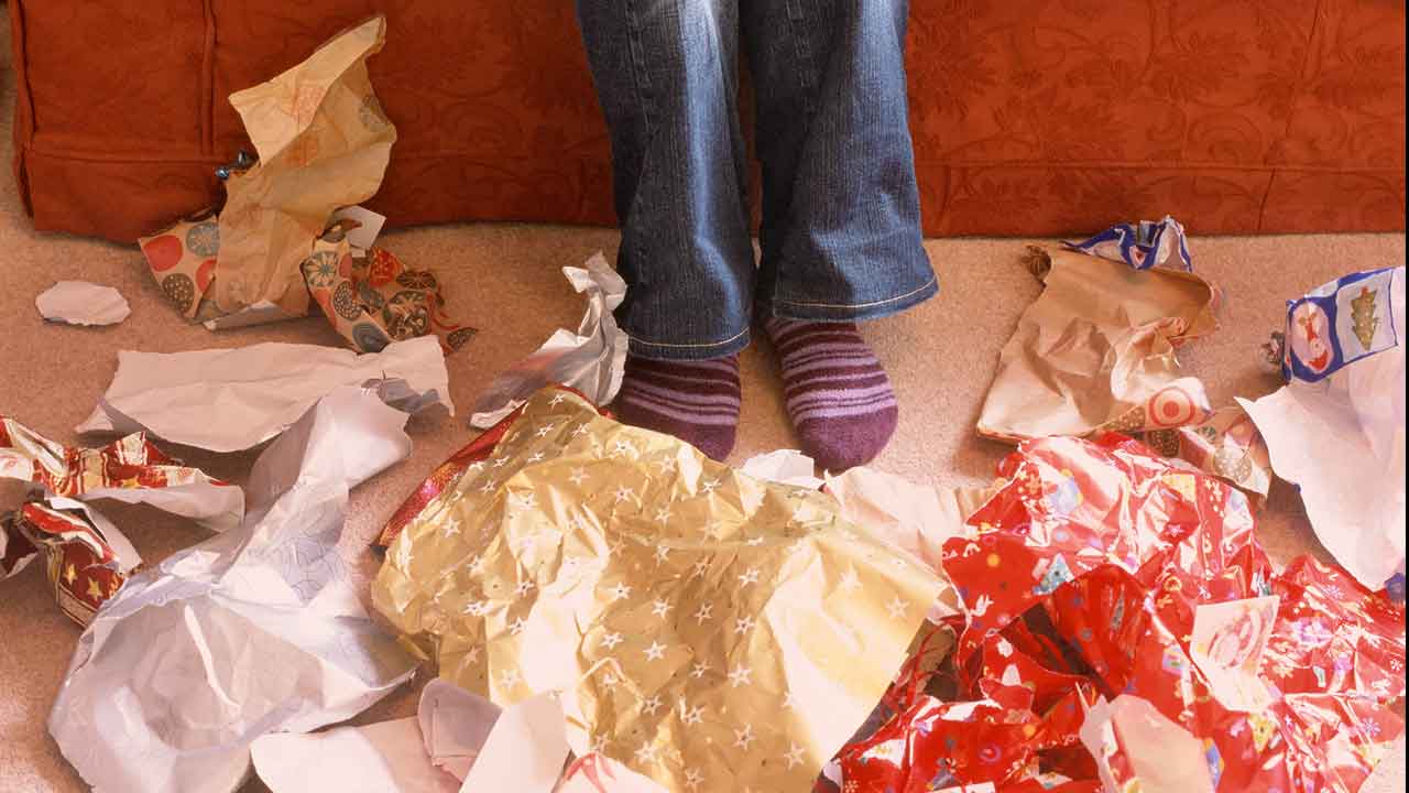 5 clever uses for Christmas wrapping paper and cards