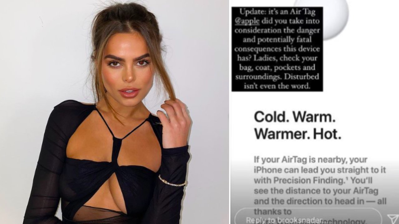 Sports Illustrated model stalked with Apple AirTag