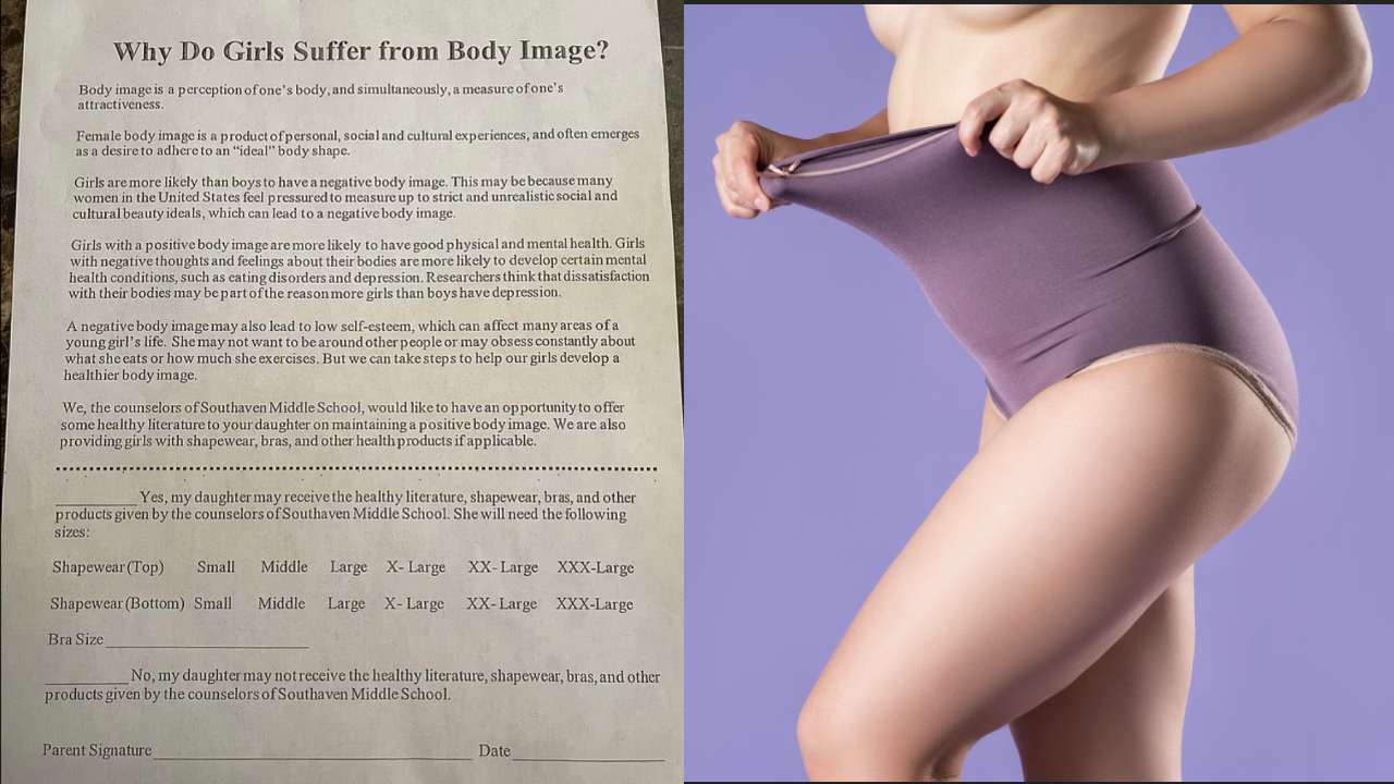 Parents outraged after school suggests shapewear to tackle body image  issues in middle school girls