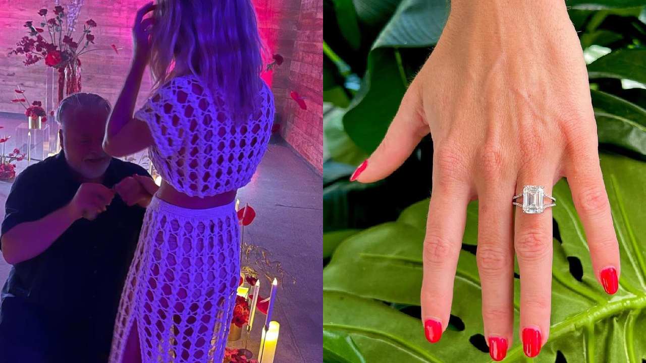 Kyle’s fiance shows off million-dollar engagement ring