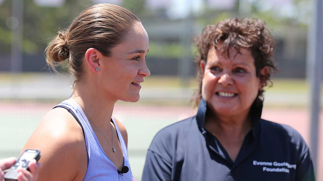 "We're so connected": Barty's heartfelt tribute to tennis legend