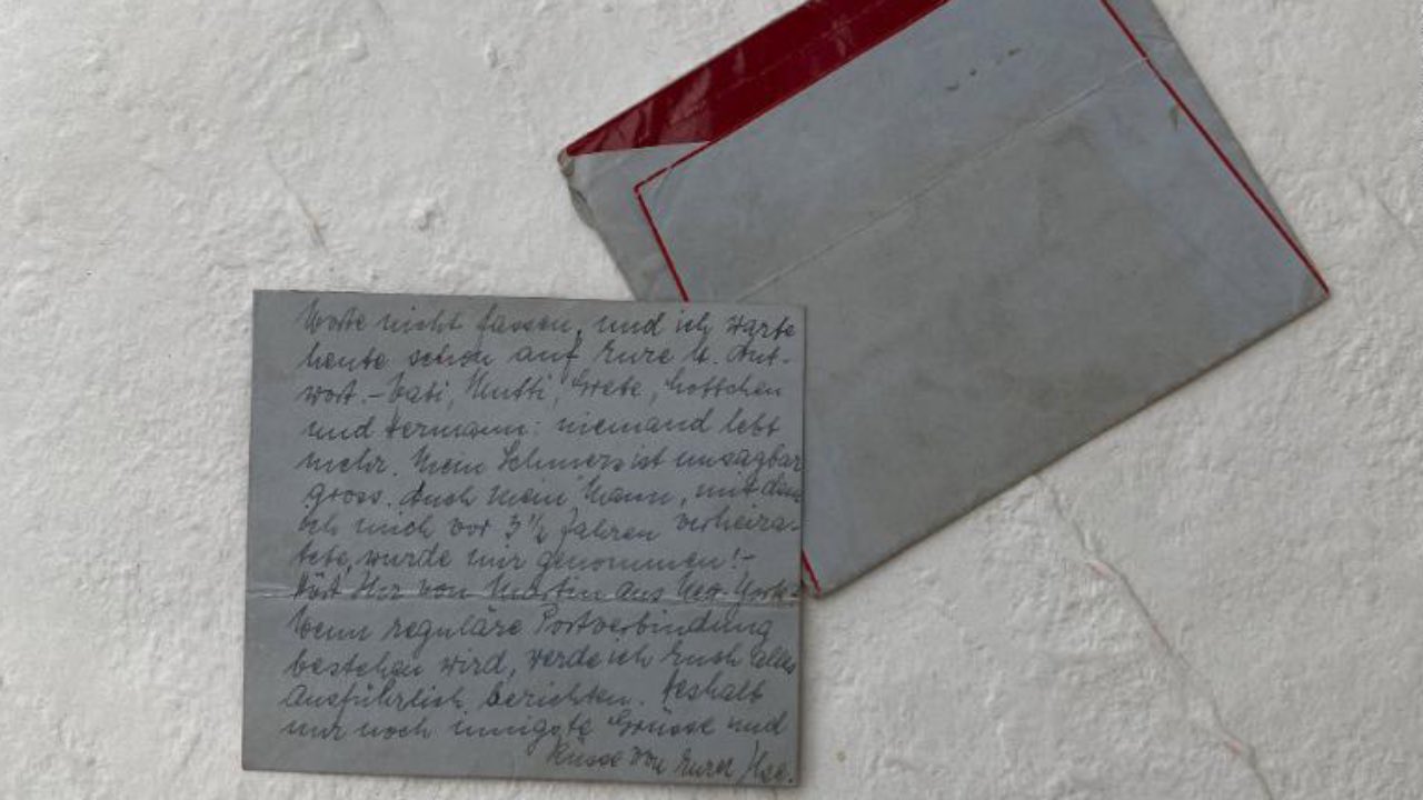 Letter written by Holocaust survivor delivered after 75 years