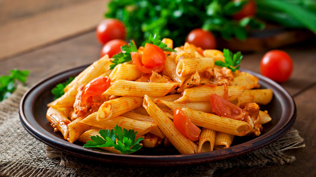 Chicken and tomato penne | OverSixty